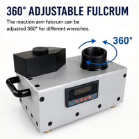 TorcStark TC Testeur de couple numérique robuste en alliage Al-Ti, électrique/CA 220V/50Hz, pour équipement de sécurité, avec radiateur thermique, plage 500-60000 Nm