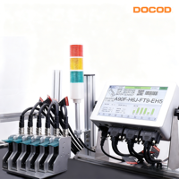 Máquina Codificadora de Fechas de Caducidad de Huevos al por Mayor DOCOD T600-6 Impresora Industrial de Inyección de Tinta Térmica de Alta Velocidad de 76.2mm para Códigos QR y Códigos de Barras