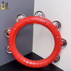 Instrumentos musicales de percusión para niños, <span class=keywords><strong>tamborin</strong></span>, agitador de ritmo de desarrollo, tambor de percusión de mano, juguetes a la venta - Product Image 4