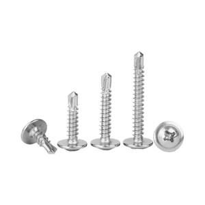 Chất lượng cao #6 #10 4.2mm 4.8mm 410 thép không gỉ tấm kim loại <span class=keywords><strong>Tek</strong></span> Tự Khai thác vít Phillips Giàn đầu tự khoan vít - Product Image 4