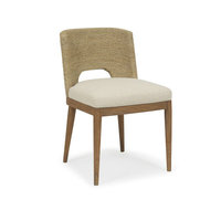Chaise de salle à manger rembourrée style nordique pour restaurant et café, ensemble table et 4 chaises rustiques en bois de frêne massif, chaise pour événements et mariages pour hôtel