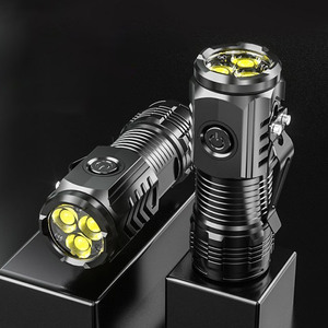 Mini <span class=keywords><strong>linterna</strong></span> multifuncional con imán, lámpara con clip de tapa, con flash de batería 14500 - Product Image 2