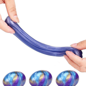 24 œufs de Pâques <span class=keywords><strong>en</strong></span> <span class=keywords><strong>slime</strong></span> de dinosaure pour enfants, garçons et filles, cadeaux de fête et garnitures de paniers de Pâques, jouets anti-stress - Product Image 3