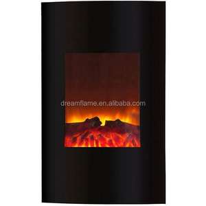 Chimenea de <span class=keywords><strong>Leña</strong></span> 2023, Mesa de Fuego, Estufa, <span class=keywords><strong>Ventilador</strong></span> de Pared, Inserto Colgante Redondo Ef-17005P-V05, Chimenea Eléctrica Costway - Product Image 4