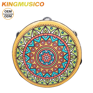 Set de Percusión Orff, Pandereta y Tambor de Mano de 6-8 Pulgadas, Tambor de Baile con Marco para Educación Musical y Actuaciones |   Venta al por Mayor de Fábrica OEM - Product Image 4