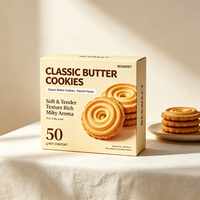 Boîte à biscuits en carton blanc écologique, livraison express 72H, emballage de boulangerie recyclable