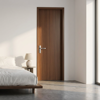 Portes intérieures insonorisées en PVC WPC blanc, style Shaker, apprêtées, modernes, pour chambre, cuisine, villa