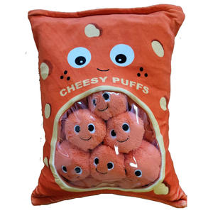 Un sacchetto di animali <span class=keywords><strong>Snack</strong></span> cuscino peluche alieno unicorno Bat Puff biscotti rimovibili peluche giocattolo di peluche creativo per i bambini - Product Image 5