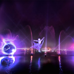 Fontaine à projection d'<span class=keywords><strong>eau</strong></span> <span class=keywords><strong>3D</strong></span> Water Faery, design résistant à l'<span class=keywords><strong>eau</strong></span> pour spectacles multimédias immersifs en extérieur sur lac - Product Image 2