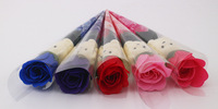 Fleur de savon en forme de rose, cadeau créatif et romantique pour la Fête des Mères, la Fête des Enseignants ou un mariage