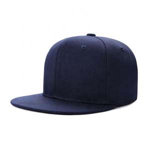 Gorras Deportivas de 6 Paneles con Visera Plana, Personalizadas, 100% Acrílico, Visera Plana, Lona Negra/Mezclilla, Logotipo Personalizado - Product Image 4