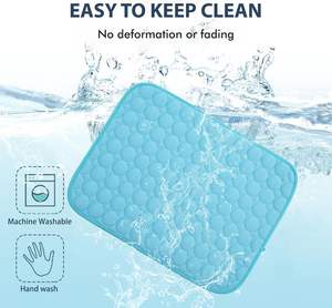 China Fabrik Sichere, Leicht zu Tragende Kühlmatte für Hundebetten Sommer Haustier-Kühlmatte & Schlafunterlage für den Innenbereich - Product Image 4