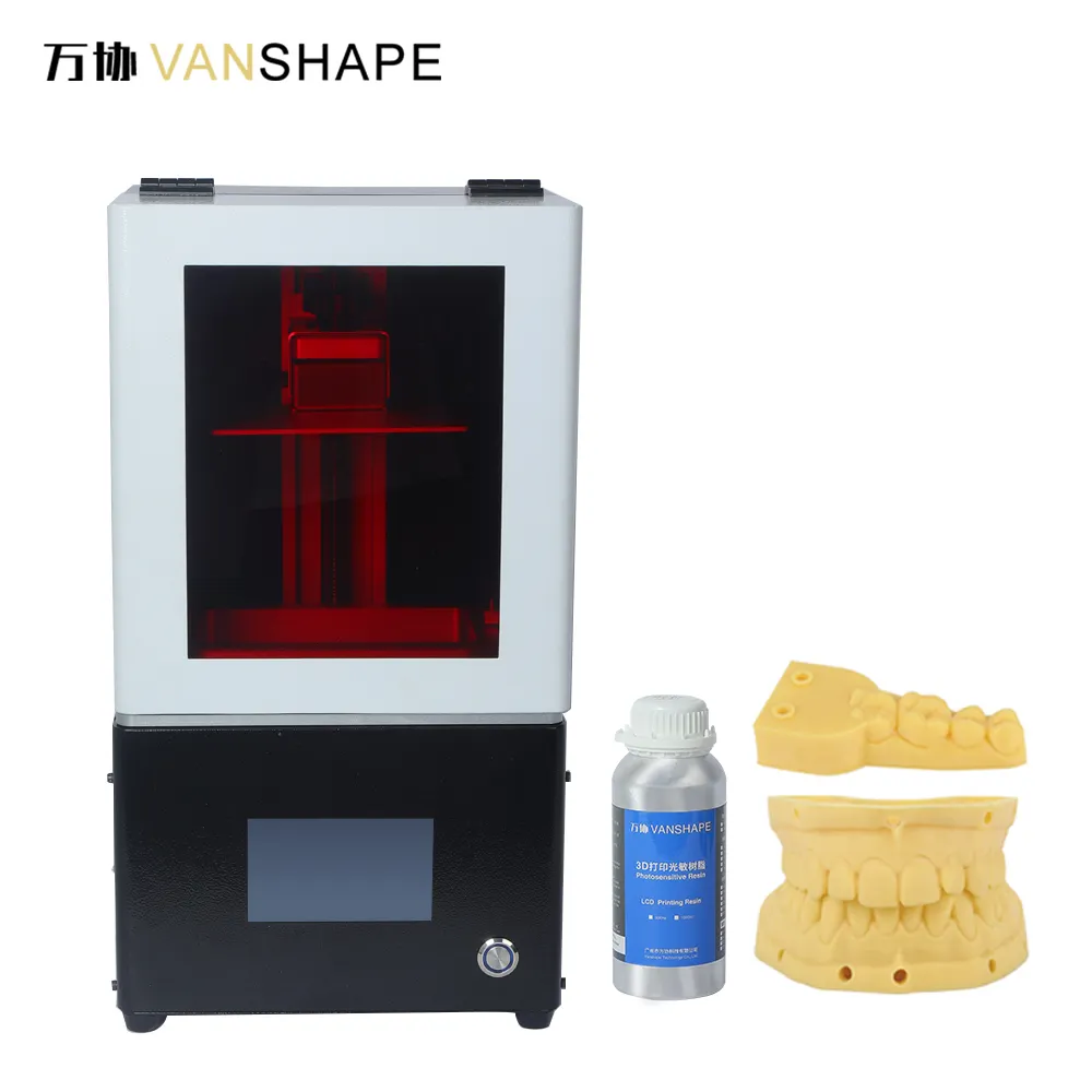 التلقائي الرقمية الأشعة فوق البنفسجية 3D طابعة للمجوهرات غير مرئية حمالات فوتوبوليمير الراتنج LCD 3D Printer-VAN30