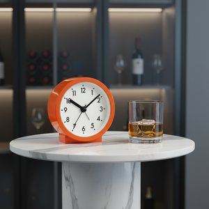 Nouvelle <span class=keywords><strong>Horloge</strong></span> de Bureau à Aiguilles 2026, Mini Mécanisme Silencieux Rond Minimaliste, Réveil avec Fonction Snooze, Mouvement à Ondes de Quartz, Idéale pour la Rentrée Scolaire et les Enfants - Product Image 1