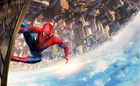 Dessin animé enfants chambre spiderman superman conceptions 3D murale
