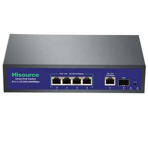 Hot 4 cổng PoE chuyển đổi 00/1000M <span class=keywords><strong>Ethernet</strong></span> chuyển đổi VLAN không được quản lý PoE mạng chuyển đổi cho CCTV IOT Mạng IPC - Product Image 1