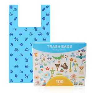 बच्चे डिस्पोजेबल डायपर बैग 100% Biodegradable डिस्पोजेबल डायपर लंगोट बैग