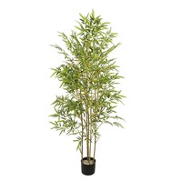 Décoration de mariage réaliste, arbre en bambou artificiel, plante en plastique, faux bonsaï, décoration intérieure et extérieure, jardin, hôtel, fête