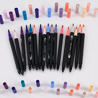 Marqueurs artistiques 36/48/60/80/100/120/168 couleurs, double pointe pinceau, set pour dessin et peinture