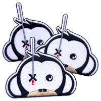 Patchs de chapeau brodés complets de haute qualité fer sur badge de broderie pour vêtements