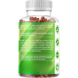 Venta al por mayor OEM Etiqueta Privada sabor a bayas 100% Natural orgánico musgo marino irlandés Bladderwick y gomitas de raíz de bardana suplementos - Product Image 5