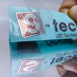 Chất Lượng Cao Nước Bằng Chứng Chuyển Sticker Quà Tặng Amiri Tùy Chỉnh Dính 3D Nhãn Kim Loại Dính Cá Nhân Đôi Nickel Nhãn - Product Image 4