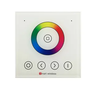2.4GHz RF led strip panel controller wall touch panel switch for DIM/ CCT/ RGB/ RGBW