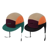 DYMF Hombres Invierno Correr Sombreros Fleece Earflaps Gorra de béisbol Mujeres A prueba de viento Ear Flap Camp Caps Warm Winter Snapback Gorras