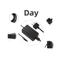 Adaptateur secteur noir 65W pour Microsoft Surface Pro 3/4/5/6/7/8 Chargeur d'usine