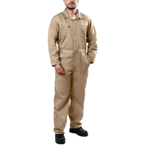 MANGOES FASHION Pantalones Largos para Hombre, Duraderos, Color Caqui, Mezcla de Algodón, Ignífugos, con Tecnología Antidetección de Agujas, Impresión Digital, Logotipo Personalizado - Product Image 1