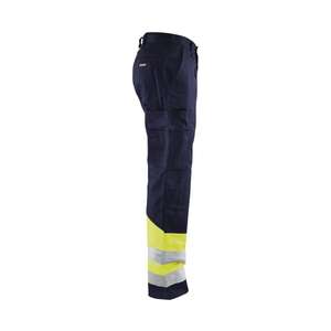 BLAKLADER - 156418118933C46 Pantalon haute visibilité Bleu marine/jaune-EAN 7330509401316 HI-VIS WORKWEAR - Product Image 4
