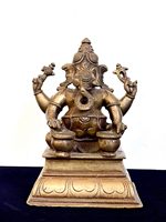 Statue de Bouddha hindou en bronze coulé en gros, sculpture de Bouddha debout en laiton