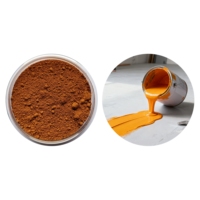 Poudre en oxyde de fer, pigment orange pour peinture, 12 ml