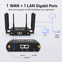 Router WiFi 6 Dual SIM 5G/4G dengan Slot Kartu TF OpenWrt Dual Band Wireless CPE Dual SIM ESIM untuk Berbagi File & Penggunaan di Rumah & Kendaraan