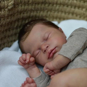 Vente en gros de poupées reborn en silicone réalistes de 49 cm (20 pouces), nouveau-né Harper, poupées reborn en silicone souple, jouets pour enfants, cadeaux - Product Image 3