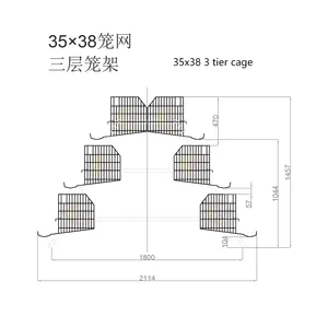 Automatic Chicken Layer Cage 3 Tier A Frame Layer Cage Collection Egg Belts Hen Layer Cage For Poultry Farm