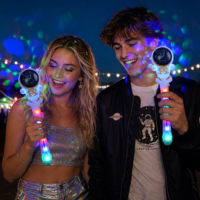 Baguette projecteur d'étoiles Galaxy pour enfants, thème astronaute, 9 LED clignotantes, jouet fantaisie pour Noël, Pâques, carnaval, fêtes, vente en gros
