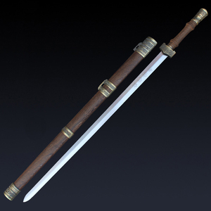 <span class=keywords><strong>Épée</strong></span> ancienne chinoise de 100cm de long, objets de collection Kung Fu, gravure gratuite de LOGO ou de texte sur la lame - Product Image 4