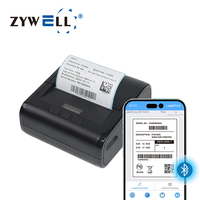 Mini Impresora Térmica de Etiquetas de 3 Pulgadas, Impresora de Recibos POS de 80 mm, 2 en 1, Batería de 2200 mAh, Impresora Portátil de Códigos de Barras