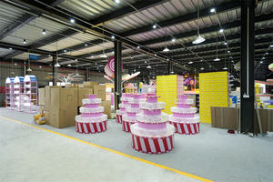 Tienda de dulces moderna personalizada, góndola rosa, estante de exhibición de dulces, tienda de muebles, dulces con caja de acrílico - Product Image 3