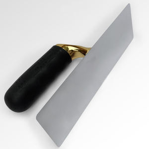 Lame de bord rond de mastic de grattage de haute qualité couteau de finition de bord de quatre côtés truelle d'acier inoxydable - Product Image 3