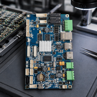 Fábrica de ensamblaje de PCBA SMT verde FR-4 HRPCBA de China, fabricante de placas de circuito de controlador electrónico OEM personalizadas
