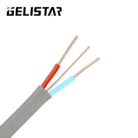 Câble plat jumeau avec terre 2x2.5mm câble électrique câble d'alimentation 100M fil de câble électrique