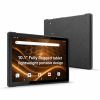 Tablette industrielle fine de 10,1 pouces, tablette robuste Android 2 en 1 avec clavier, scanner 2D, tablette médicale, terminal de données professionnel