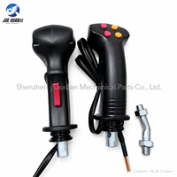 Manette de commande électrique multifonction à 5 boutons Juexuan, garantie 1 an, pour les machines forestières, les harvesteuses et les excavatrices