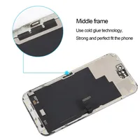 Layar LCD layar Incell/OLED kualitas tinggi untuk iPhone 15 Plus Pro Max Digitizer layar sentuh dengan bingkai