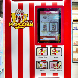 Nueva Máquina de Palomitas de Maíz Totalmente Automática de Acero Inoxidable, Dispensador de Autoservicio para Salas de Cine, Marca Naughty Dog - Product Image 4