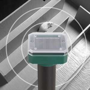 ריבועי שמש ריבועי בעלי חיים זוחלים עכבר עמיד למים דוחה עכורים אולטרה סאונד דוחה קרינה סולרית מופעל לחווה דשא - Product Image 3