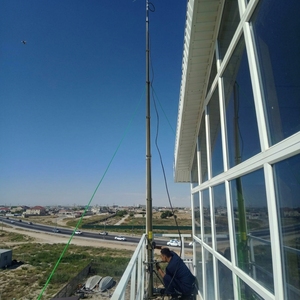 Mât télescopique manuel en alliage d'aluminium de 30 kg, sectionnel, pour support d'antenne <span class=keywords><strong>fouet</strong></span> pour surveillance radio - Product Image 3
