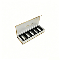 Boîte magnétique personnalisée et emballage de luxe en carton blanc haut de gamme pour peptides, avec étiquettes holographiques pour flacons, emballage de produits